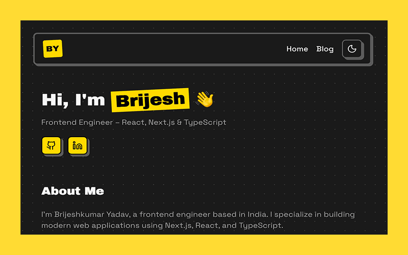 Welcome to my portfolio